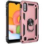 Mobigear Shockproof Case Magnetic Ring Rose Gold Samsung Galaxy A01
