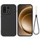 Mobigear Rubber Touch Coque OnePlus 15 Coque arrière en Silicone - Noir
