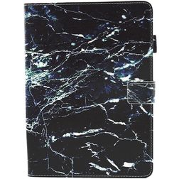 Mobigear Marble iPad 6 (2018) Étui - Noir