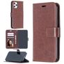 Mobigear Wallet Housse iPhone 12 Pro Etui Porte-Monnaie - Marron