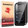 GrizzlyCoat Easy Fit iPhone 17e Verre trempé Protection d'écran Confidentialité - Compatible Coque + Cadre d'installation