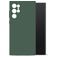 Mobilize Rubber Gelly Coque Samsung Galaxy S24 Ultra Coque arrière en TPU Souple - Matt Green
