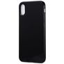 Mobigear Colors Coque iPhone XR Coque arrière en TPU Souple - Noir