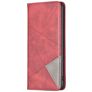 Mobigear Rhombus Slim Housse OPPO Find X5 Lite Etui - Rouge