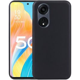 Mobigear Colors Coque OPPO Reno 8T 5G Coque arrière en TPU Souple - Noir