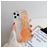Mobigear Marble Coque iPhone 12 Pro Max Coque arrière en TPU Souple - Orange