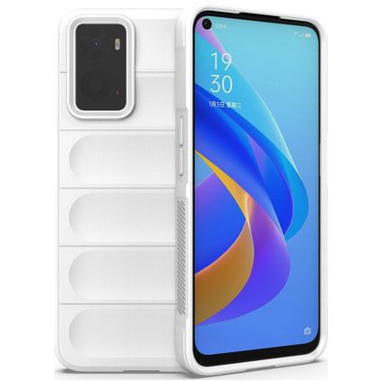 Mobigear Bumpy Coque Realme 9i Coque arrière en TPU Souple - Blanc