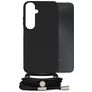 Mobilize Lanyard Gelly Samsung Galaxy A05s Coque avec cordon en TPU Souple - Noir