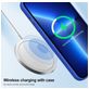 Mobigear Cube Coque iPhone 14 Pro Max Coque arrière Rigide avec Support Amovible - Bleu