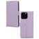 Mobilize Premium Gelly Housse iPhone 16 Pro Etui Porte-Monnaie - Violet