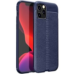 Mobigear Luxury Coque iPhone 12 Coque arrière en TPU Souple - Bleu