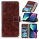 Mobigear Basic iPhone 14 Étui Portefeuille - Marron