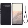 Mobigear Rubber Touch Coque Google Pixel 6 Coque arrière en Silicone - Noir