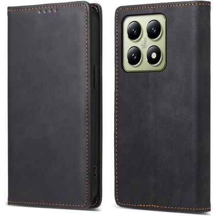Mobigear Wallet Housse Xiaomi 14T Etui Porte-Monnaie - Noir