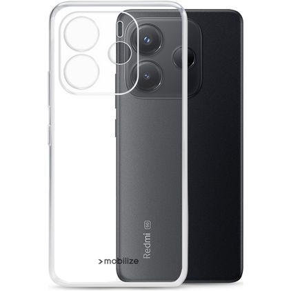 Mobilize Gelly Transparent Xiaomi Redmi Note 14 5G TPU souple Coque arrière - Transparent