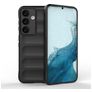 Mobigear Bumpy Coque Samsung Galaxy S24 Coque arrière en TPU Souple - Noir