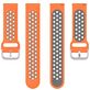 Mobigear Sport Plus Buckle Bracelet Silicone Fitbit Versa 2 Fermeture boucle ardillon - Orange / Gris