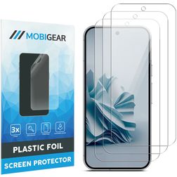 Mobigear Google Pixel 9 Pro Protection d'écran Film - Compatible Coque (Lot de 3)