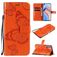 Mobigear Butterfly Housse OPPO Reno 4 Etui Porte-Monnaie - Orange
