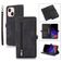 Mobigear Zipper Housse iPhone 14 Etui Porte-Monnaie - Noir