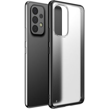 Mobigear Shockproof Coque Samsung Galaxy A73 Coque arrière Rigide Anti-Chocs - Noir