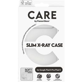 CARE by PanzerGlass Fashionable Coque Transparente Google Pixel 9 Coque arrière en Silicone - Transparent CARE by PanzerGlass Fashionable Coque Transparente Google Pixel 9 Coque arrière en Silicone - Transparent