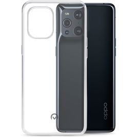 Mobilize Gelly Coque Transparente OPPO Find X3 Coque arrière en TPU Souple - Transparent
