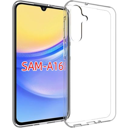 Mobigear Basics Transparent Samsung Galaxy A16 TPU souple Coque arrière - Transparent