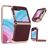 Mobigear Non-slip Armor Coque Samsung Galaxy Z Flip 5 Coque arrière Rigide Anti-Chocs - Rouge
