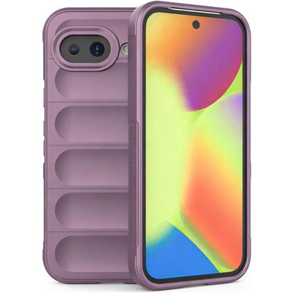 Mobigear Bumpy Coque Google Pixel 10a Coque arrière en TPU Souple - Violet