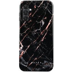 Burga Tough Samsung Galaxy A25 Plastique rigide Coque arrière Antichoc - Rose Gold Marble