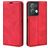 Mobigear Retro Slim OPPO Reno 8 Pro 5G Étui Portefeuille - Rouge