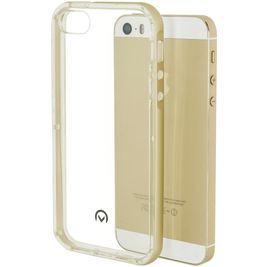 Mobilize Gelly Plus Coque Transparente iPhone 5 Coque arrière en TPU Souple - Champagne