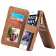 Caseme 007 Housse iPhone 6s Etui avec Coque Détachable Porte-Monnaie - Marron