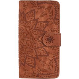 Mobigear Mandala Housse iPhone 11 Pro Max Etui Porte-Monnaie - Marron