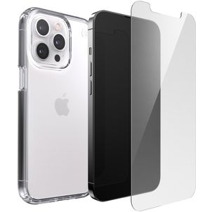 Speck Perfectly Clear ShieldView Coque Transparente iPhone 13 Pro Coque arrière Rigide Anti-Chocs - Transparent