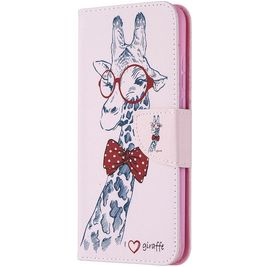 Mobigear Design Housse HONOR 9X Lite Etui Porte-Monnaie - Girafe