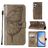 Mobigear Butterfly Housse Samsung Galaxy A35 Etui Porte-Monnaie - Gris