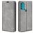 Mobigear Retro Slim Housse Motorola Moto G71 5G Etui Porte-Monnaie - Gris