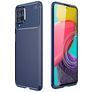 Mobigear Racing Coque Samsung Galaxy M53 Coque arrière en TPU Souple - Bleu