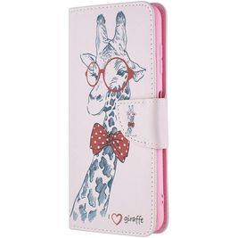 Mobigear Design Housse Nokia G20 Etui Porte-Monnaie - Girafe