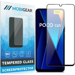 Mobigear Premium POCO C65 Verre trempé Protection d'écran - Compatible coque