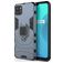 Mobigear Armor Ring Coque Realme C11 (2020) Coque arrière Rigide Anti-Chocs avec Anneau-Support - Bleu
