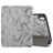 Mobigear Tri-Fold Marble Coque iPad 11 (2025) Etui + Porte-crayon - Gris