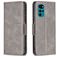 Mobigear Excellent Housse Motorola Moto G22 Etui Porte-Monnaie - Gris