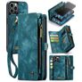 Caseme 008 Housse iPhone 12 Pro Max Etui avec Coque Détachable Porte-Monnaie - Bleu
