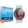 Mobigear Samsung Galaxy Watch 6 Classic - 43 mm Protection d'écran Film - Compatible Coque - Noir (Lot de 2)