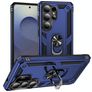 Mobigear Armor ring Coque Samsung Galaxy S26 Ultra Coque arrière Rigide Anti-Chocs avec Anneau-Support - Bleu