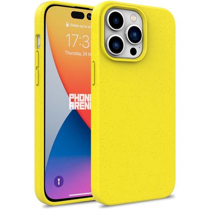 Mobigear Bio Coque iPhone 16 Pro Coque arrière en Eco-Friendly - Jaune