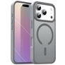 Mobigear Shockproof Coque iPhone 17 Pro MagSafe Coque arrière Rigide - Gris